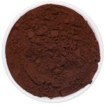 Fresh and quality cocoa powder in bowl