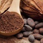 Quality cocoa beans with cocoa powder